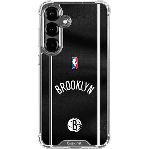 NBA Brooklyn Nets Jersey Galaxy S26 Plus Clear Case