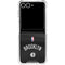 NBA Brooklyn Nets Jersey Galaxy Z Flip7 Clear Case