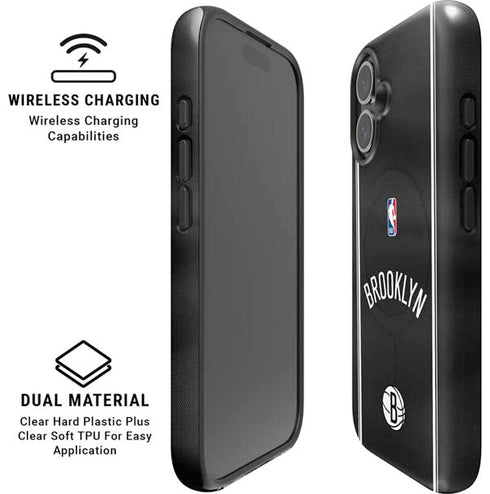 NBA Brooklyn Nets Jersey iPhone 16 Magsafe Impact Case