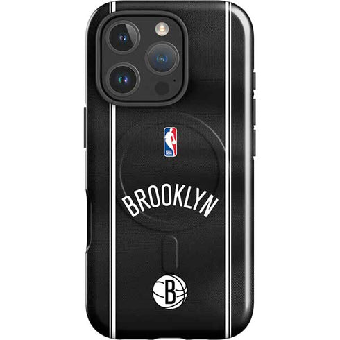 NBA Brooklyn Nets Jersey iPhone 16 Pro Max Magsafe Impact Case