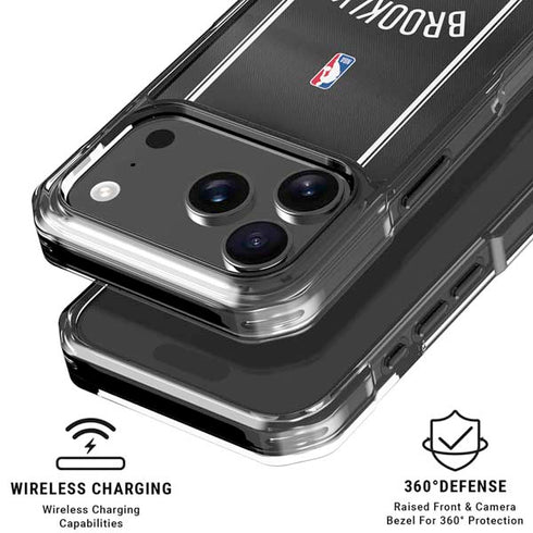NBA Brooklyn Nets Jersey iPhone 17 Pro Clear Case