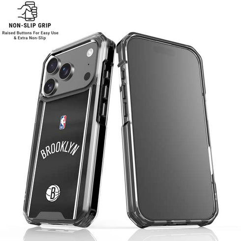 NBA Brooklyn Nets Jersey iPhone 17 Pro Clear Case