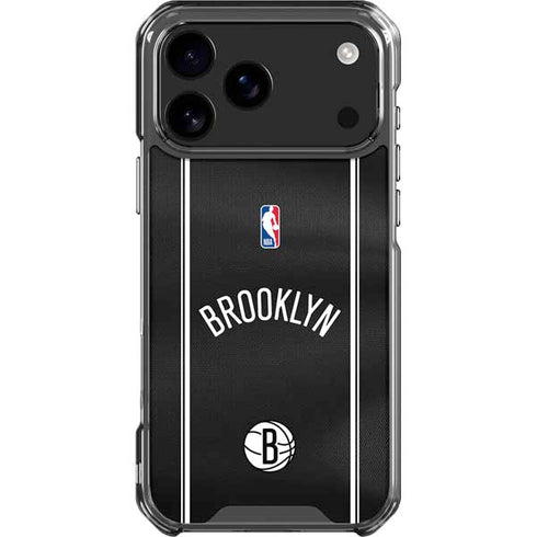 NBA Brooklyn Nets Jersey iPhone 17 Pro Max Clear Case