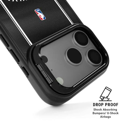 NBA Brooklyn Nets Jersey iPhone 17 Pro Max Kickstand Case