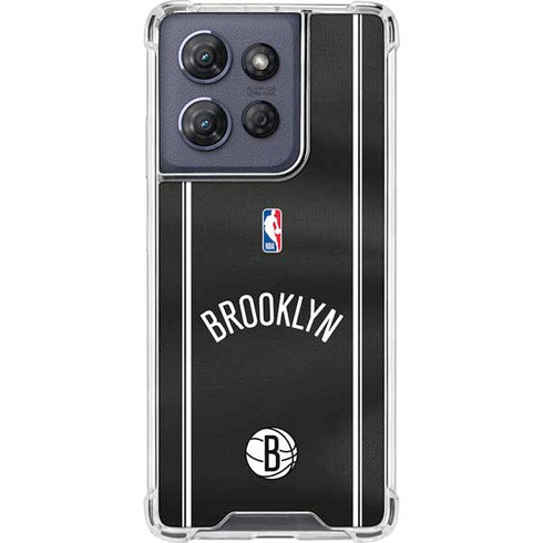 NBA Brooklyn Nets Jersey Moto G Stylus 5G (2025) Clear Case
