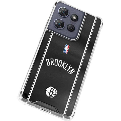 NBA Brooklyn Nets Jersey Moto G Stylus 5G (2025) Clear Case