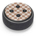 Neutral Checkered Amazon Echo Dot Skin