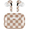 Neutral Checkered Apple AirPods Pro Skin