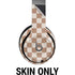 Neutral Checkered Beats Solo 4 Wireless Headphones Skin