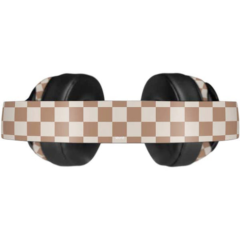 Neutral Checkered Beats Solo Pro Skin