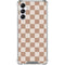 Neutral Checkered Gabb Phone 4 Clear Case