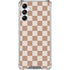 Neutral Checkered Gabb Phone 4 Clear Case