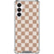 Neutral Checkered Galaxy A16 5G Clear Case
