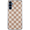 Neutral Checkered Galaxy A35 5G Clear Case