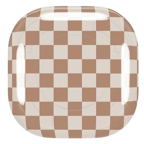 Neutral Checkered Galaxy Buds Live Skin