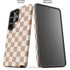 Neutral Checkered Galaxy S26 Ultra Impact Case
