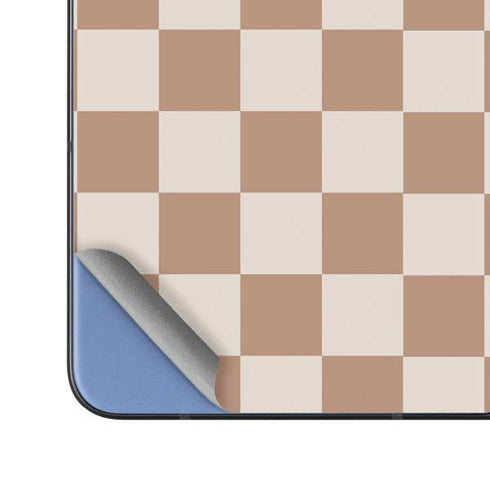 Neutral Checkered Galaxy Z Fold5 5G Skin