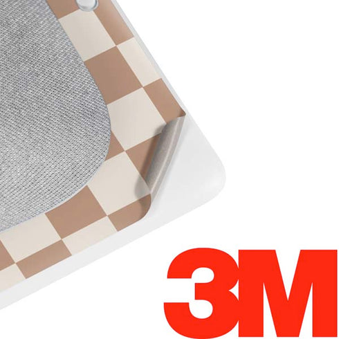 Neutral Checkered Google Home Hub Skin