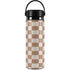 Neutral Checkered Hydro Flask 20oz Wide Mouth Skin
