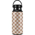 Neutral Checkered Hydro Flask 32oz Wide Mouth Skin