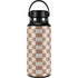 Neutral Checkered Hydro Flask 32oz Wide Mouth Skin