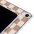 Neutral Checkered iPad 11th Gen (2025) Clear Case