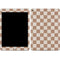 Neutral Checkered Apple iPad Skin