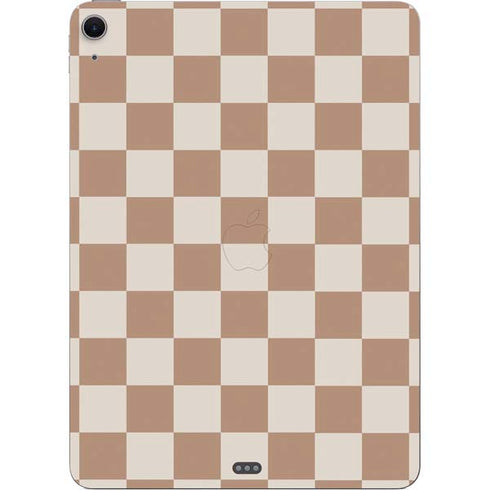Neutral Checkered Apple iPad Air Skin