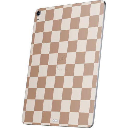 Neutral Checkered Apple iPad Air Skin