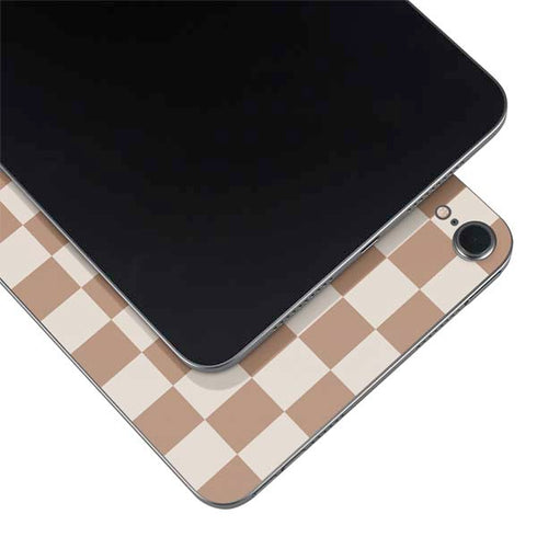 Neutral Checkered Apple iPad Mini Skin