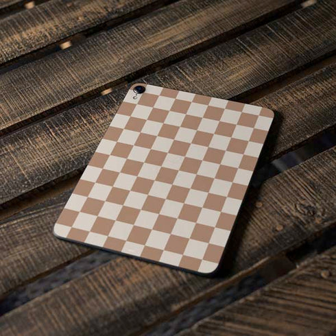 Neutral Checkered Apple iPad Pro Skin