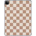 Neutral Checkered iPad Pro 11in (2024) Clear Case