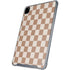 Neutral Checkered iPad Cases