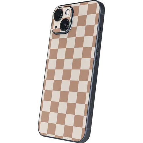 Neutral Checkered iPhone Skins