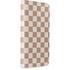 Neutral Checkered iPhone 15 Pro Folio Case