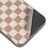 Neutral Checkered iPhone 15 Pro Max Skin