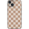 Neutral Checkered iPhone 15 Skin