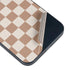 Neutral Checkered iPhone 15 Skin