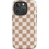Neutral Checkered iPhone 16 Pro Max Magsafe Impact Case