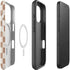 Neutral Checkered iPhone 16 Pro Max Magsafe Impact Case