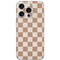 Neutral Checkered iPhone 16 Pro Skin