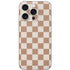 Neutral Checkered iPhone 16 Pro Skin