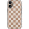 Neutral Checkered iPhone 16 Skin