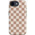 Neutral Checkered iPhone 16e Impact Case