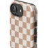 Neutral Checkered iPhone 16e Impact Case