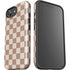Neutral Checkered iPhone 16e Impact Case