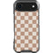 Neutral Checkered iPhone 17 Air Clear Case