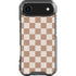 Neutral Checkered iPhone 17 Air Clear Case