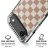 Neutral Checkered iPhone 17 Air Clear Case