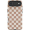 Neutral Checkered iPhone 17 Air Impact Case
